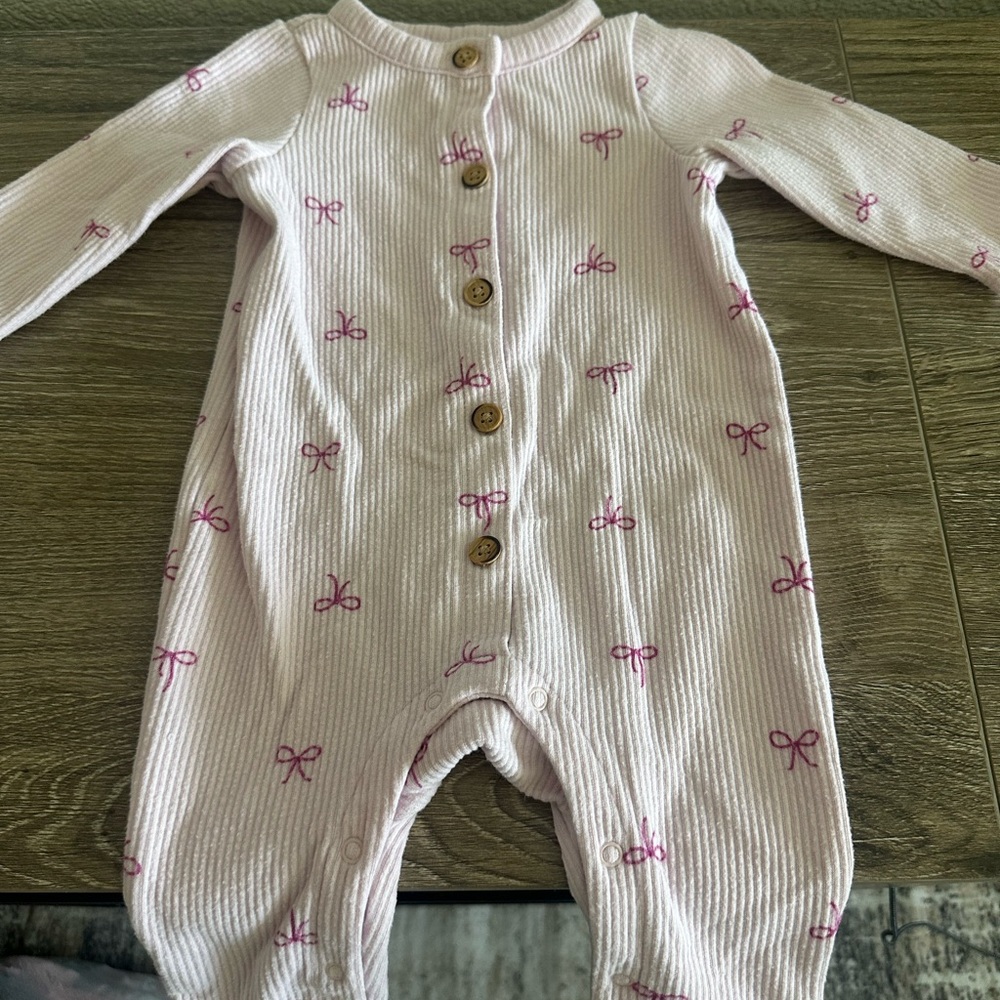 Cat & Jack Light Pink with Tiny Pink Bows